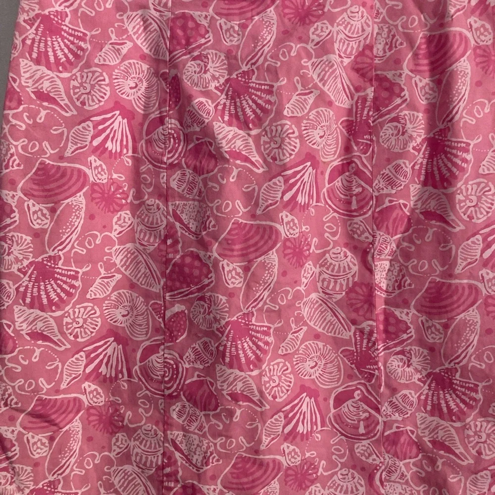 Lilly Pulitzer SZ 10 Sundress pink Seashell themed, sleeveless,Spaghetti Straps - Picture 3 of 14